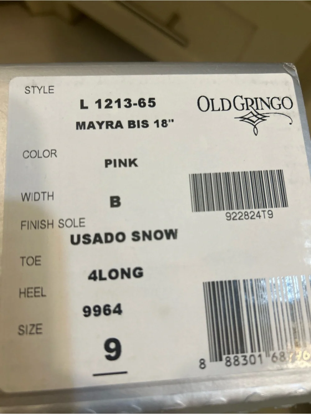 Old Gringo Mayra Pink Suede Boot 9B. NEW